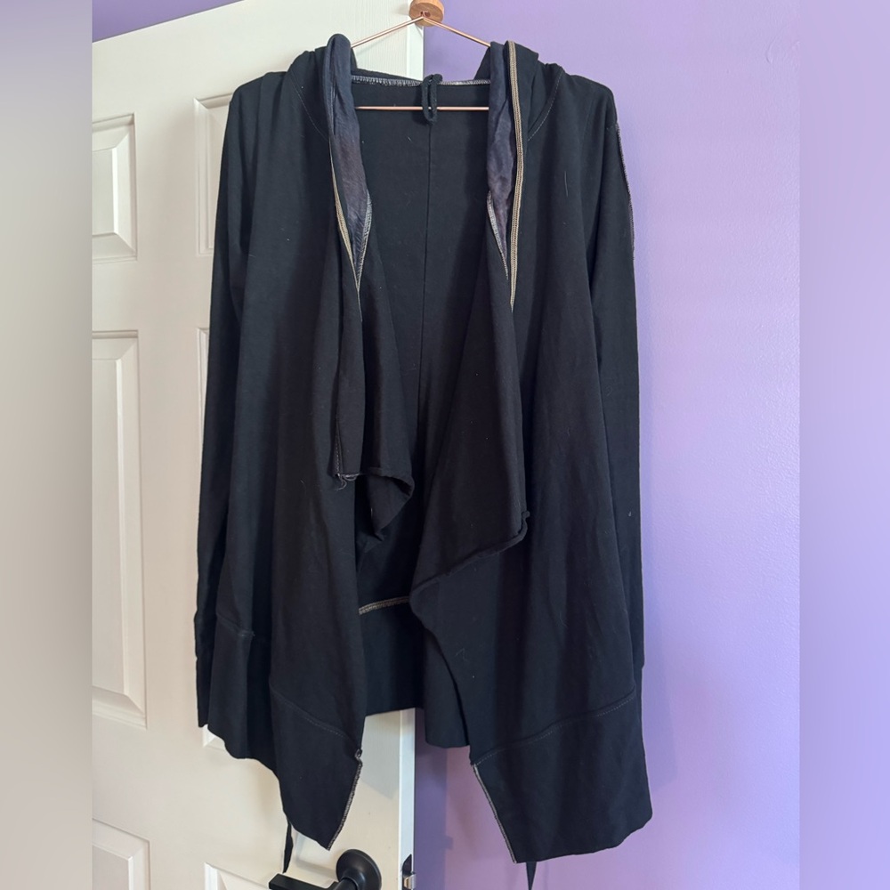 Crossfox bast hooded cardigan